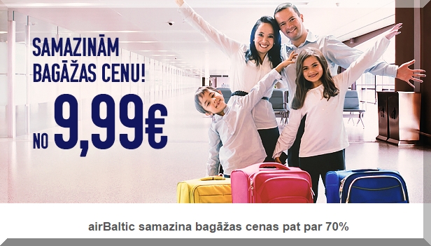 airBaltic bagāža